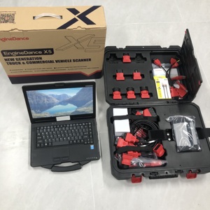 Programación de ECU EngineDance X5 para camiones diésel, vehículos de construcción y agrícolas, herramienta de diagnóstico + laptop cf53 - Product Image 1