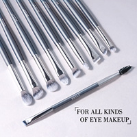 Ensemble de pinceaux de maquillage professionnels personnalisés, nouveau design, pinceau unique, poils synthétiques vegan, marque privée
