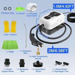 Portable Steam <b>Cleaner</b> High Temperature Pressurized Steam Cleaning Machine Set for Cleaning Kitchen Fumes, Sofas, and <b>Tile</b> Gaps - Product Image 2