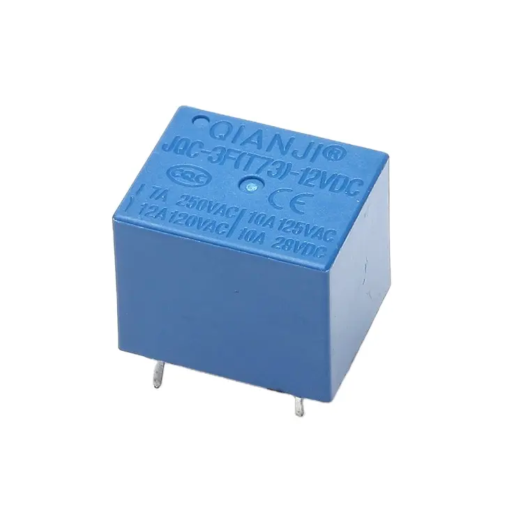QIANJI JQC-3F Sugar Cube Mini PCB Relay 10A 250VAC Power Relay