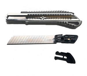Cuchillo Multiusos <span class=keywords><strong>de</strong></span> <span class=keywords><strong>Seguridad</strong></span> Retráctil Automático <span class=keywords><strong>de</strong></span> Aleación <span class=keywords><strong>de</strong></span> Aluminio - Product Image 4