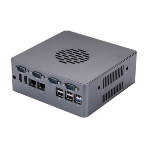 Mini PC industriel Barebone LGA1151 6e-9e génération, double LAN I210, <span class=keywords><strong>4x</strong></span> COM, <span class=keywords><strong>8x</strong></span> USB, 2x DDR4, 2x HD NVME, refroidissement actif - Product Image 3