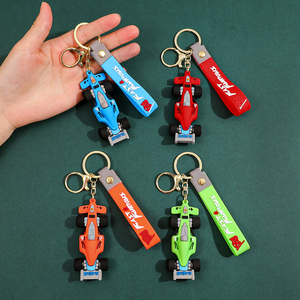 Llavero de Coche QYS en Promoción, Pequeño Regalo Creativo, Llavero de Coche de Carreras de Fórmula Uno en Miniatura de PVC y Goma 3D - Product Image 5