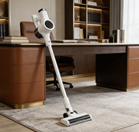 Aspirateur à batterie sans fil multifonctionnel, cyclonique, avec filtre HEPA, sans sac, portatif, à deux vitesses, facile à nettoyer, 600W