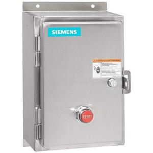 มอเตอร์สตาร์ทเตอร์ซีเมนส์ 100 แอมป์ 480 โวลต์ โซลิดสเตท โอเวอร์โหลด  แบบ NEMA 4X  ตู้ควบคุมแบบอัตโนมัติ/รีเซ็ตด้วยตนเอง - Product Image 1