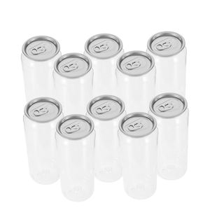 Nuevo Diseño de Lata de Bebidas PET de 500 ml con Tapa de Aluminio y Tapa Abatible para Café, Té, Bebidas Energéticas, Refrescos y Bebidas Carbonatadas - Product Image 1