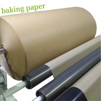 Papier sulfurisé en rouleaux jumbo avec revêtement en silicone pour la transformation alimentaire et les fournitures de boulangerie (vente en gros)