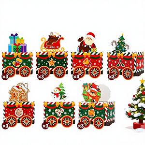 <span class=keywords><strong>Caja</strong></span> Cuadrada Ecológica Reutilizable <span class=keywords><strong>de</strong></span> 1mm para Galletas y Dulces <span class=keywords><strong>de</strong></span> Navidad, Año Nuevo, Fiesta, Tren, Muñeco <span class=keywords><strong>de</strong></span> Nieve, Papá Noel, Hecha <span class=keywords><strong>con</strong></span> Material Reciclado - Product Image 1