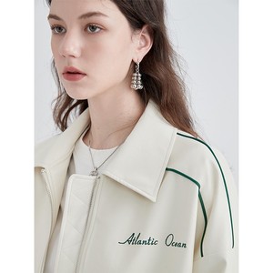 Vega Chang Phiên Bản Hàn Quốc Mới Của Loose PU Da Nữ Xe Máy Gió Phù Hợp Với Màu Sắc Áo Khoác Da Áo Khoác - Product Image 4