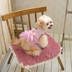 Vestido Tutú con Estampado de Cerezas para Mascotas, Falda de Tul Suave, Adorable <span class=keywords><strong>Disfraz</strong></span> de Fruta para Cachorros y Gatitos, Vestido para Fiestas y Cumpleaños - Product Image 5