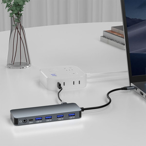 Usb C Docking <span class=keywords><strong>Station</strong></span> <span class=keywords><strong>Dual</strong></span> HDMI Monitor <span class=keywords><strong>Dual</strong></span> HDMI Monitor Hub Multiport Adapter đối với Dell HP iPhone 15 Series - Product Image 6
