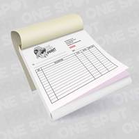 Logo personnalisé, carnet de commandes, reçus, livraison de billets, livres de factures, duplicata de papier autocopiant, 30/50/100 jeux de carnets de notes