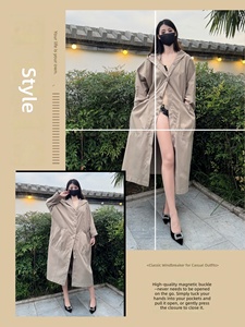 Magnetic Windbreaker Bows Eco-Friendly Classic <strong>Hooded</strong> Long Design for Outdoor Dates Couples' <strong>Sexual</strong> Activities-Valentine's Day - Product Image 3