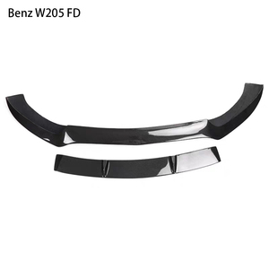 ลิ้นหน้าคาร์บอนไฟเบอร์ทรง FD สำหรับรถเบนซ์ C-Class W205 4 ประตู ปี 2015-2021 - Product Image 4
