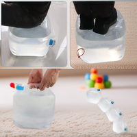 5L 10L 15L 20L bouteille d'eau pliante pliable conteneur d'eau pliable survie en plein air Camping sac à eau