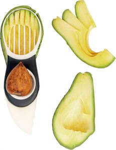Éplucheur d'avocat multifonction 3 en 1 en acier inoxydable et outil de dénoyautage de fruits, outil de cuisine écologique pour fruits et légumes - Product Image 5