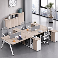 Table de travail de bureau pour personnel d'entreprise, pour une mise en espace moderne des lieux de travail, planification de l'aménagement de bureaux professionnels