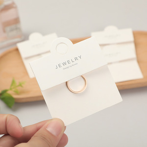 Elegant Custom Ring Display Card for <b>Jewelry</b> <b>Packaging</b> and Boutique Retail Presentation rings gift store display - Product Image 4