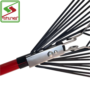 22 Tanden Draagbare Tuinhark Roestvrij Staal Verzamelen Losse Puin Lichtgewicht Landbouw Tuin Laat Hark - Product Image 3