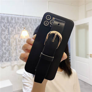 Instahot — coque de téléphone apple en cuir TPU souple, étui à poignet pour iPhone 12 <span class=keywords><strong>Pro</strong></span>, 11 <span class=keywords><strong>Pro</strong></span>, XS Max, XR, X, 6S, 7, 8 plus, <span class=keywords><strong>SE</strong></span> 2020 - Product Image 3