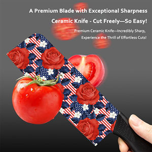 Cuchillo Multiusos de Diseño Nuevo a Precio de Fábrica, Hoja de Cerámica, Mango de Plástico, Resistente, para Limpieza de Terrenos y Campamentos, Entrega Rápida - Product Image 2