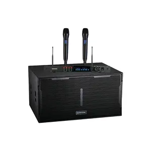 18 Speakers Dual 18 Inch Speaker For Sound System Full Set With Professional Sound System Power Amplifier PA, Uhf Microphones