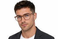 Monture de lunettes rectangulaire en acétate bicolore, monture optique en acétate importé, logo personnalisé, OEM ODM, vente en gros