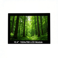 Kingtech OEM 10,4 Zoll XGA 1024x768 LVDS-Schnittstelle für HMI PLC Bedienfeld Breiter Temperaturbereich -30~80°C Industrielles TFT LCD Modul
