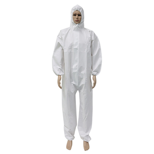 Combinaison de protection Junlong pour salle blanche, en <span class=keywords><strong>film</strong></span> microporeux laminé, imperméable, anti-coupure, antistatique, homologuée Type 5/6 - Product Image 1