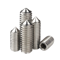 Vis de réglage à six pans creux en acier inoxydable DIN 914 résistantes à la corrosion M2 à M16 vis sans tête en acier au carbone à oxyde noir