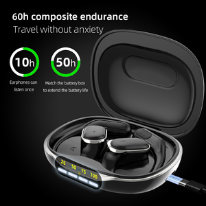 T6 OWS Earbuds Wireless Tws Ear <strong>Hook</strong> Led Battery <strong>Display</strong> Hifi Stereo Earphone Headphone - Product Image 2