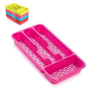 Portaposate Classico Piccolo in Plastica con Fessure di Drenaggio per Organizzazione Cucina - Product Image 1