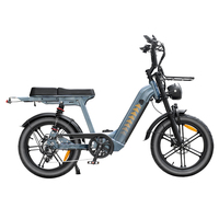 Vélo électrique urbain EU STOCK D50 250W 48V 18.2AH avec freins à disque doubles, pneus larges, vélo électrique hybride pour les trajets urbains et les trajets courts