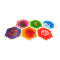 2022 nouvel an le plus populaire enfants liquide coulant tapis de sol carreaux enfants Art cellules liquide remplissage tapis de sol liquide carreaux de sol