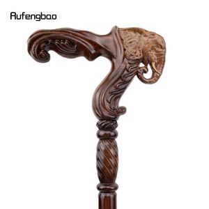 Canne en bois d'éléphant Rufengbao, bâton de marche en bois massif avec embout en caoutchouc, élégante pour homme, utilisation en extérieur - Product Image 3