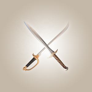 Cadeaux Artisanat Plastique Simulation PU Sword Movie Prop Axe Nordic Viking Sword Faux Pirate Hammer Self-defence Chinese Big Knife - Product Image 3