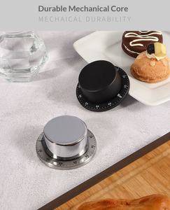 Reloj Despertador Mecánico al por Mayor, Temporizador Magnético de Cocina de Acero Inoxidable, Recordatorio para Hornear, para Aprender a Gestionar el Tiempo - Product Image 2