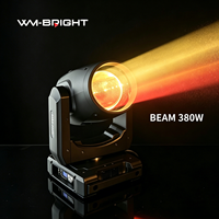 Projecteur de scène à tête mobile 380W Prism King Multi Prism Beam Spot avec DMX512 et LED blanc + 13 couleurs pour discothèques, DJ et événements de mariage
