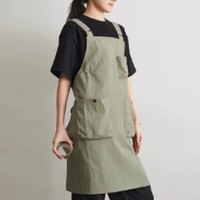 Tablier de cuisine imperméable et résistant à l'huile, réglable au cou, avec logo personnalisé et poches, lavable, pour barista, restaurant, serveur