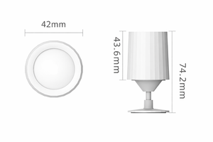 Alarme intelligente de haute qualité avec capteur de mouvement ABS, contrôle à distance par application pour la sécurité domestique et la détection d'intrusion - Product Image 3