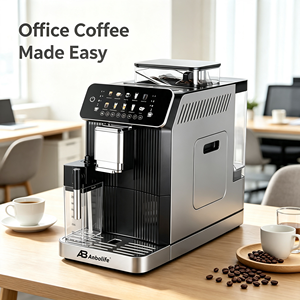 Máquina de Café Espresso Eléctrica Comercial Anbolife, Totalmente Automática, Pantalla Táctil Programable, un Solo Toque, Ideal para Hoteles - Product Image 4