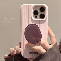 Coque de téléphone antichoc en TPU avec support pour iPhone 17 16 15 14 13 12 11 Pro Max – Étui de protection design