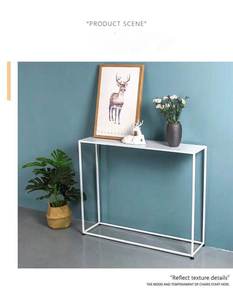 Mesa de hierro moderna de alta calidad en nuevo estilo artical para almacenamiento de sala de estar moderna de entrada - Product Image 6