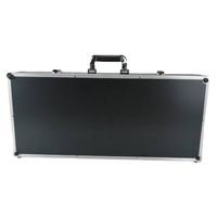 Étui rigide pour guitare en aluminium personnalisé Noir Équipement Instrument de musique Étui de vol