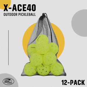 AMASPORT X-ACE 40 вращающихся шариков для пиклбола на заказ, открытый/закрытый соленые шарики, одобренный USAPA - Product Image 5