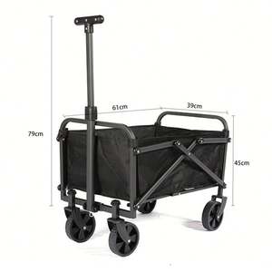 Vagoneta Plegable Multiusos Portátil - Carrito Resistente para Transporte y Almacenamiento - Product Image 2