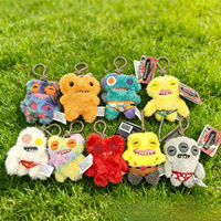 Porte-clés pendentif en peluche Monstre dentaire 3D mignon, figurine Funk Tooth Treasure Ugly Cute, boîte mystère, cadeaux d'anniversaire