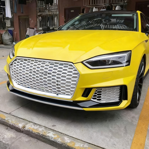 กระจังหน้ารถรังผึ้งสีเงิน RS5สำหรับรถ Audi A5 S5 B9กระจังหน้ารถยนต์สำหรับ Audi 2017 2018 2019 - Product Image 6