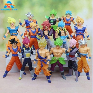 Diferentes Estilos, Juego de 6 Figuras de Anime Dragon <span class=keywords><strong>DBZ</strong></span> de 15-18 cm, Goku <span class=keywords><strong>Vegeta</strong></span>, Figura de Acción de PVC, Muñeco Coleccionable, Juguete de Regalo para Niños - Product Image 1