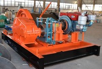 Treuil diesel de 5 tonnes avec source d'alimentation électrique pour levage ou traction souterrains